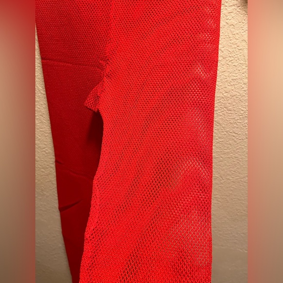 New Gucci Fishnet Tights Red Color Size L - Picture 4 of 8